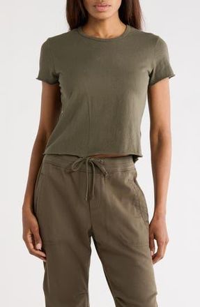 James Perse Shrunken Tee in Army Green at Nordstrom Rack, Size 1