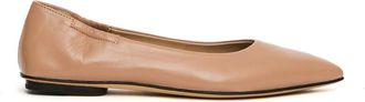 Pomme Dor Schoenen, Dames, Beige, 36 EU, Leer, Ballerina van natuurlijk leer