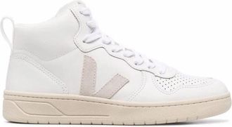 Veja V-15 High-Top Sneakers - Heren - Sneakers - Wit - 45 EU - Leer - Schoenen