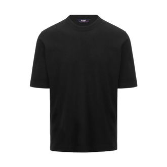 K-Way K-Way, T-Shirts, male, Black, Size: 2XL Basic Logo Sweatshirt