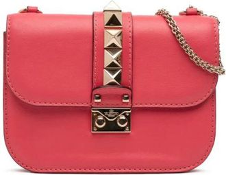 Valentino Pre-owned Cross Body Bags, female, Pink, Size: ONE SIZE Pre-owned Vintage Cross Body Bag