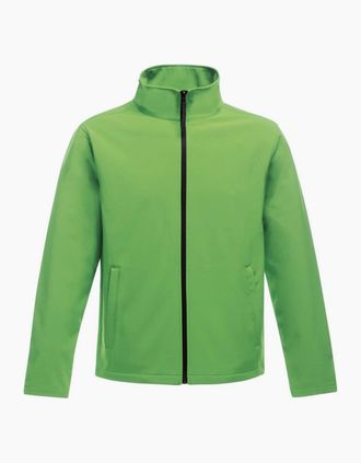 Regatta Mens Regatta Standout Mens Ablaze Printable Soft Shell Jacket - Green - Size: 46/Regular