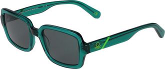 Benetton 5056 566 Mens Sunglasses Green Size 52