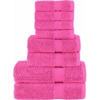 OEM Juego De 8 Toallas Premium Solund Rose 600 G/m&sup2; - Crezuo