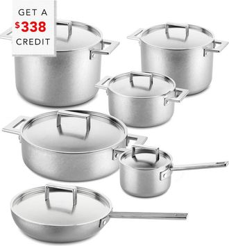 Mepra Attiva Pewter 12Pc Set With $338 Credit
