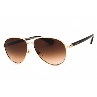 Burberry Mens Gold Tone Aviator Sunglasses 0BE3167