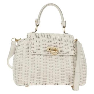 Ferragamo Pre-owned Handbags, female, White, Size: ONE SIZE Pre-owned Hand Bag