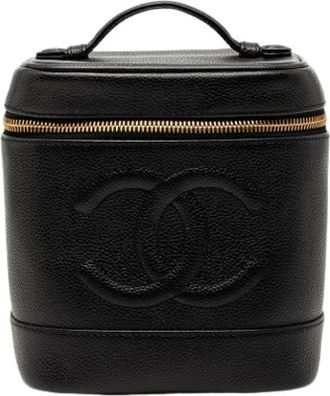 Chanel Pre-owned Mini Bags, female, Black, Size: ONE SIZE Pre-owned Vanity Bag