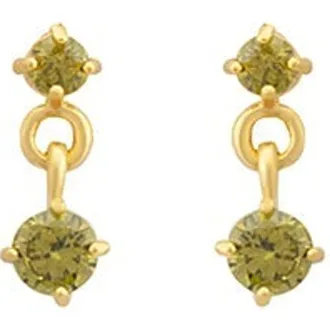 Peracas Soho III Drop Earrings in Olive Green at Nordstrom