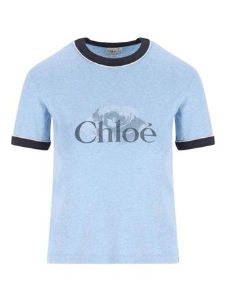 Chloé Logo Cotton T-Shirt