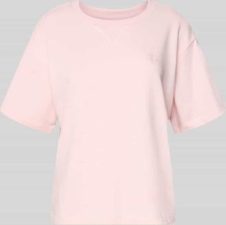 Review Kurz&auml;rmeliges Sweatshirt mit Stickerei in Rose, Gr&ouml;&szlig;e XL