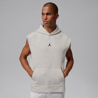 Nike Jordan Mens Jordan Sport Hoop Fleece Dri-FIT Sleeveless Pullover Hoodie in Grey | IF3795-050