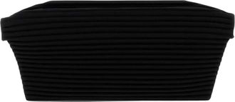 Homme Pliss&eacute; Issey Miyake Pleated Texture Slim Belt Bag with Adjustable Strap