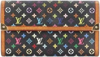 Louis Vuitton Pre-owned Long wallet (bi-fold) - Dames - Vintage Accessoires - Veelkleurig - ONE Size - Vintage