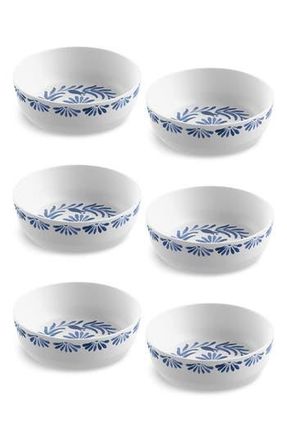 TarHong Set of Six Azul Melamine Bowls in Blue at Nordstrom Rack