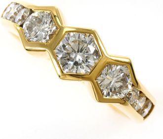 C&A Yellow Gold Yellow Gold (18K) Band Ring (Pre-Owned)
