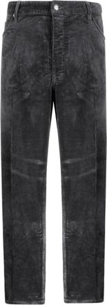 Emporio Armani Jeans - Heren - Straight fit broeken - Grijs - W36 - Broeken