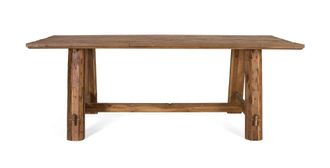 Giner&Colomer Mesa de comedor de teca reciclada de 220 cm