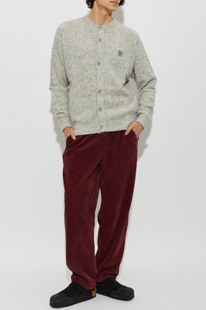 American Vintage Corduroy Trousers, Mens, Burgundy