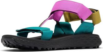 Columbia Konos Globetrot Womens Sandals Foxglove/Teal Chloride : 11 B - Medium, Rubber