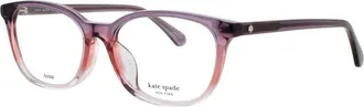 Kate Spade New York Ladies Pink Rectangular Eyeglass Frames KAHAISLEYFS1V53