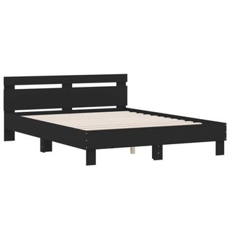 Berkfield Home Durable Bed Frame without Mattress Black 150x200 cm King Size