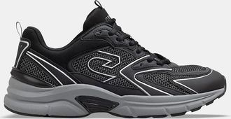 Cruyff Mens Scorpius Trainers - Grey/Black/Multi - Size: 12