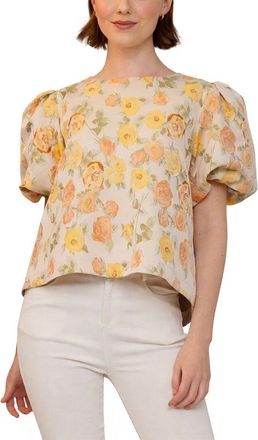 Why Dress Rose Print Top