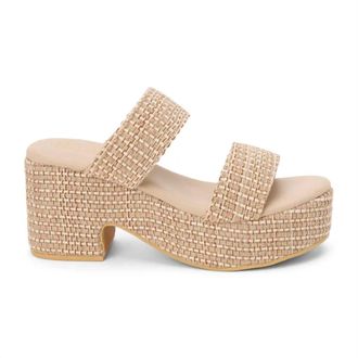 Matisse Footwear Womens Ocean Ave Platform Sandals In Beige