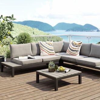 Kare Design Asientos holiday negro (4piezas.)