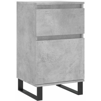 vidaXL Aparador Madera De Ingenier&iacute;a Gris Hormig&oacute;n 40x35x70 Cm Vidaxl