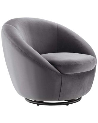 ModWay Buttercup Performance Velvet Swivel Chair