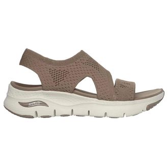 Skechers Comfortable Arch Support Sandal - female - Skechers - Flat Sandals - Brown - 6 UK - Shoes