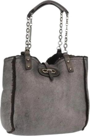 Ferragamo Pre-owned Tote Bag - Dames - Vintage Shopper - Grijs - ONE Size - Vintage