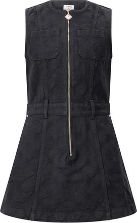 Casablanca Denim Mini Jurk - Dames - Korte kleedjes - Zwart - XS - Denim - Kleedjes