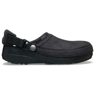 Crocs Classic Crafted Vegan Suede Clog Sandalen - Unisex | schwarz