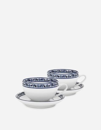 Dolce & Gabbana Set 2 Tz/piatt.te - Tea Cups Multicolor Onesize