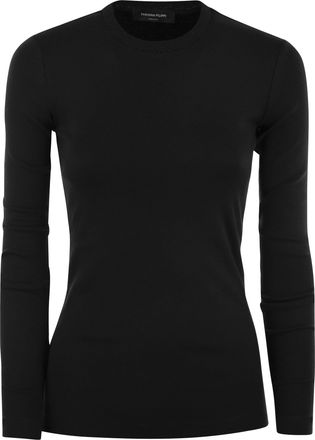 Fabiana Filippi Long Sleeved T Shirt In Jersey