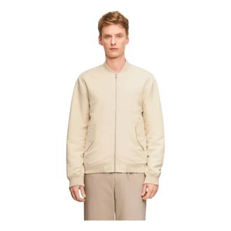 Elvine Rex Jacket - Heren - Bomber jackets - Beige - XL - Leer - Jassen