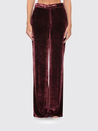 Etro Ethnic Print Silk Blend Palazzo Trousers with a high waist