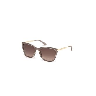 Guess Sunglasses, female, Beige, Size: 56 MM Square Sunglasses