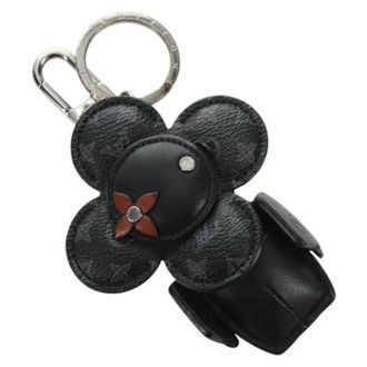 Louis Vuitton Pre-owned Accessories, female, Black, Size: ONE SIZE Pre-owned Canvas Key Holder