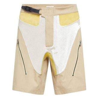Bally Patched Panelled Buckle Cotton Shorts