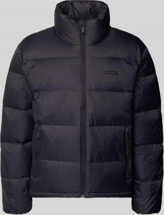 Calvin Klein Steppjacke mit Stehkragen in Black, Größe XXL