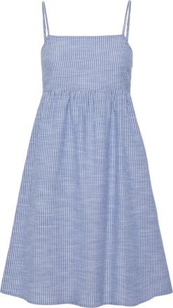 Pieces Womens Pcapia Short Strap Dress mm Dress, Nautical Blue/Stripes: Bright White, M