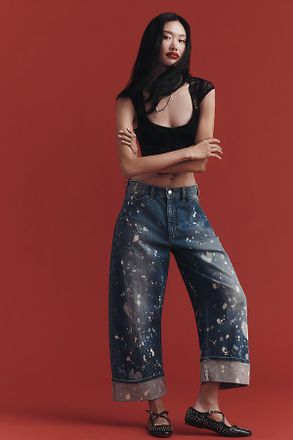 Pilcro The Kayden Barrel Carpenter Jeans by Pilcro