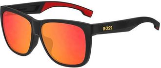 BOSS Boss 1453/F/S Asian Fit PGC/UZ Mens Sunglasses Black Size 61