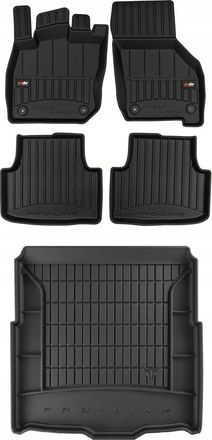 OEM Set Alfombrillas De Goma 3d Vw Golf 8 H&iacute;brido Kombi Desde 2019-d