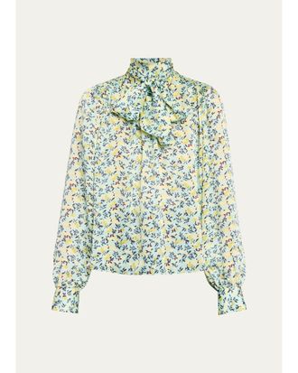 Ulla Johnson The Ornament Silk Blouse