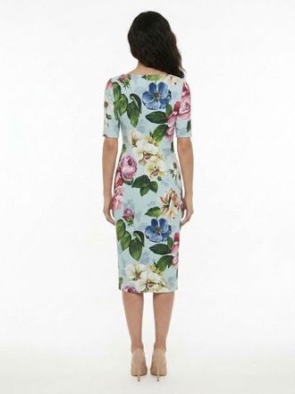 Dolce & Gabbana Floral-Print Dress - Blue